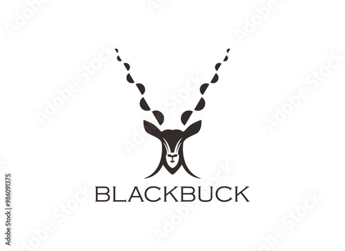 Blackbuck Logo Design Vector Graphics