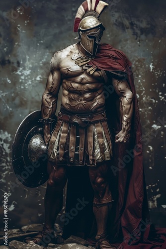 Fierce Spartan warrior