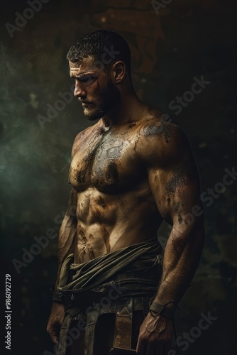 Fierce Spartan warrior