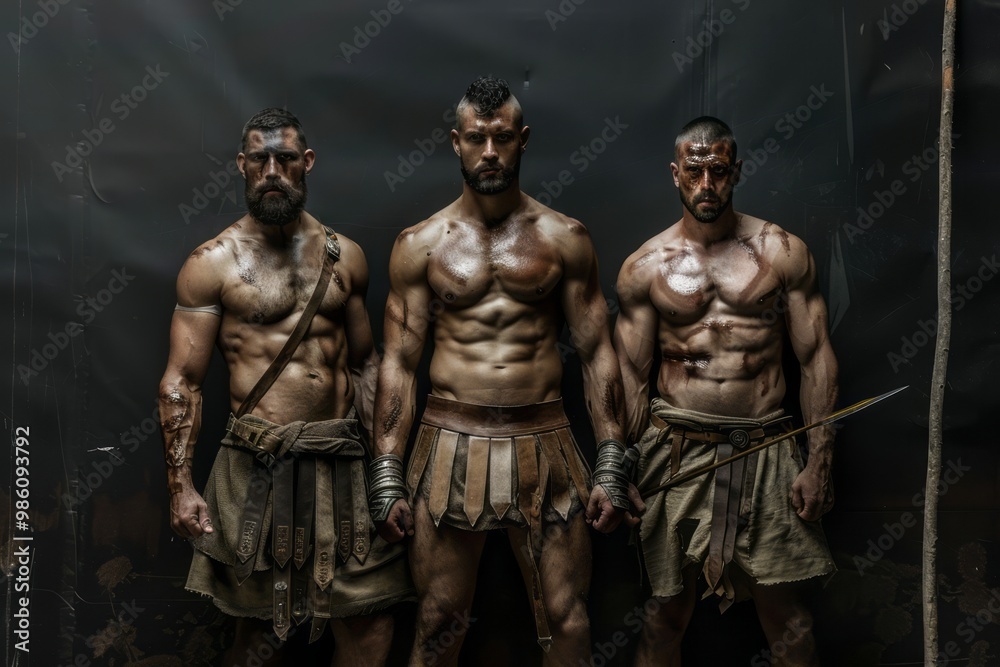 Fierce Spartan warrior Fierce Spartan warrior