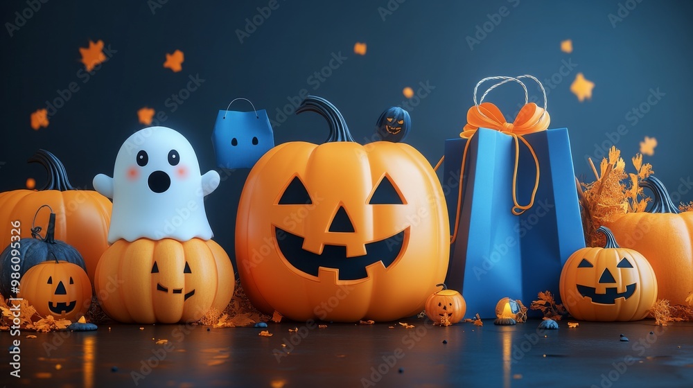 Halloween sale promotion poster Halloween sale promotion poster
