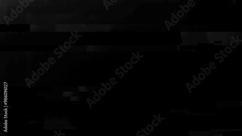 Black and white glitch noise transition with glitchy cuts and grunge light effects
