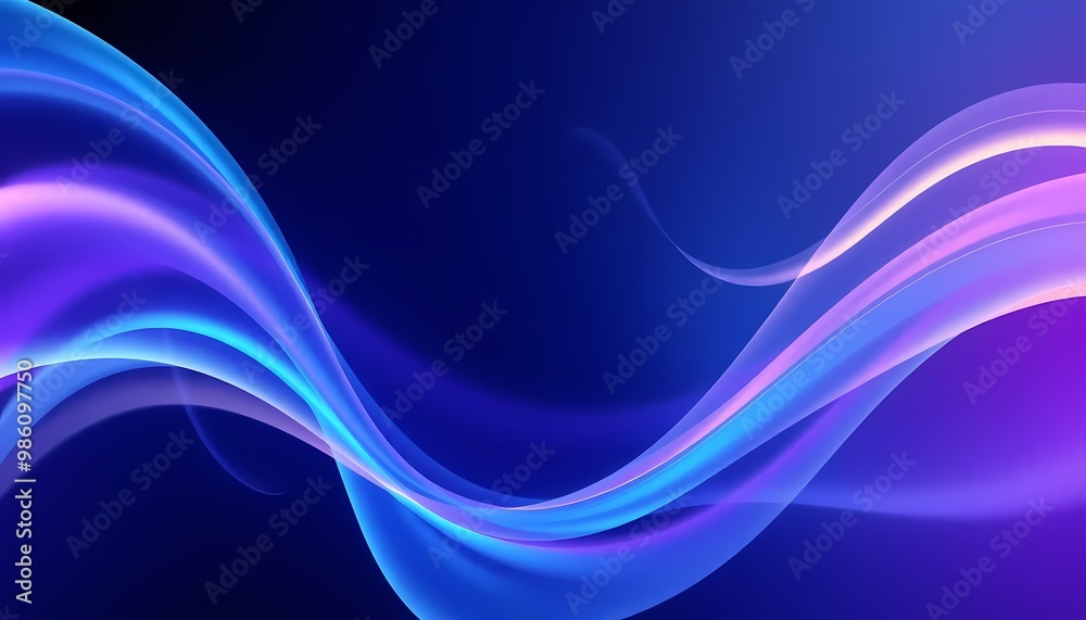 Obraz premium abstract smoke blue background