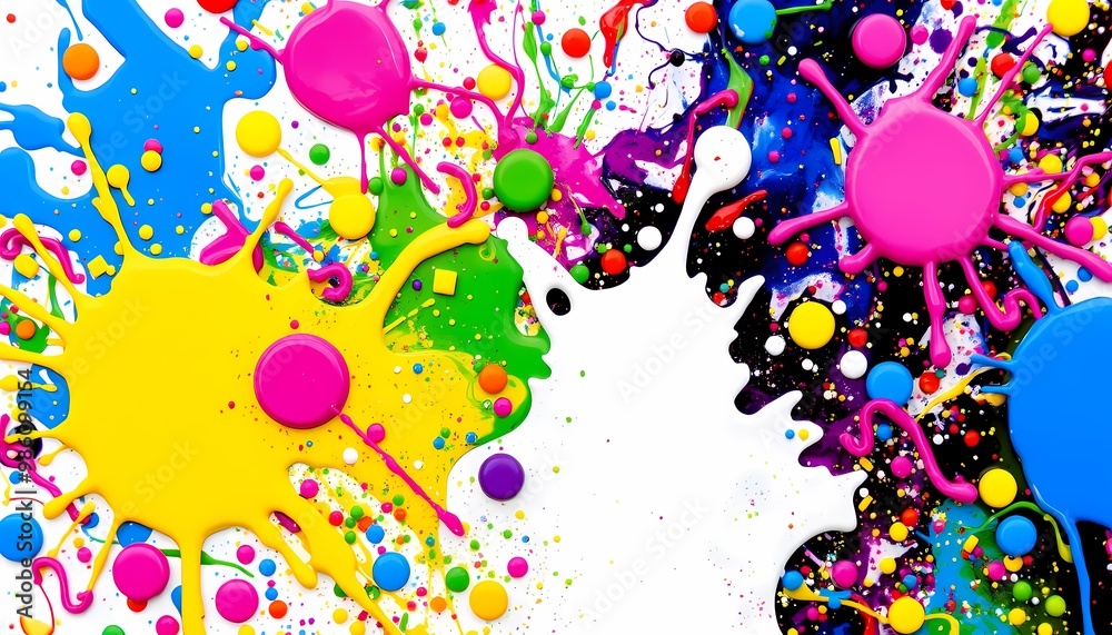 background with colorful splashes background with colorful splashes