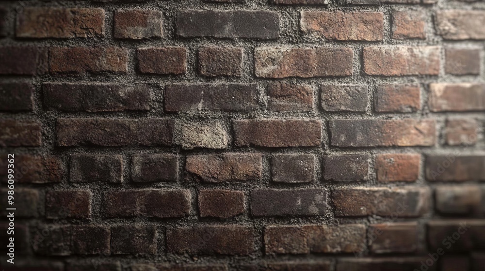 Textured Brick Wall in Muted Earthy Tones. AI generated illustration Textured Brick Wall in Muted Earthy Tones. AI generated illustration