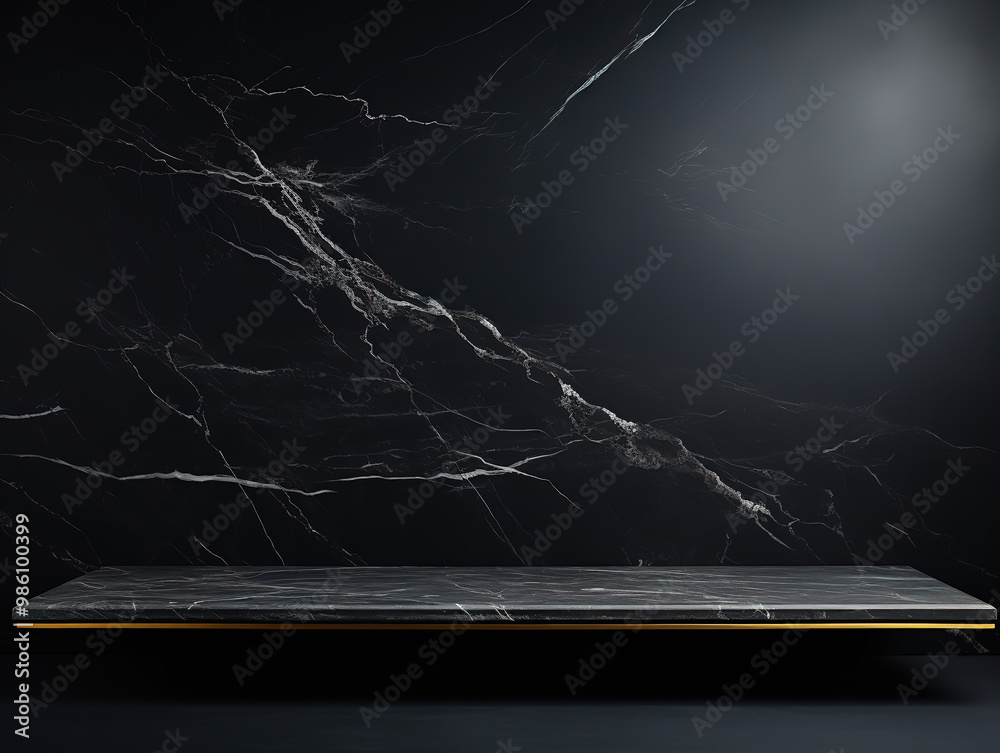 Generous Black podium with glass abstract studio room pedestal geometric platform Generous Black podium with glass abstract studio room pedestal geometric platform