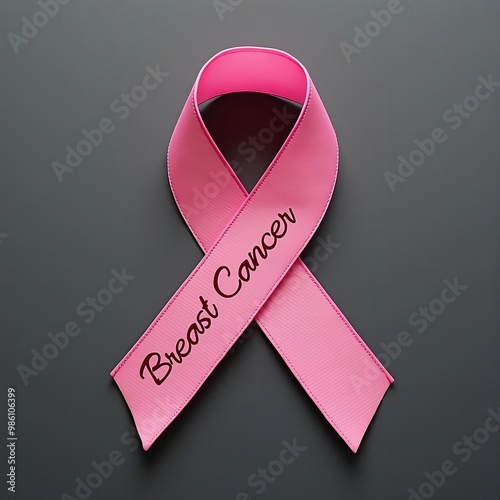 pink ribbon breast cancer