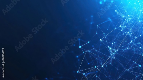 A digital abstract background featuring interconnected nodes and lines, symbolizing technology.