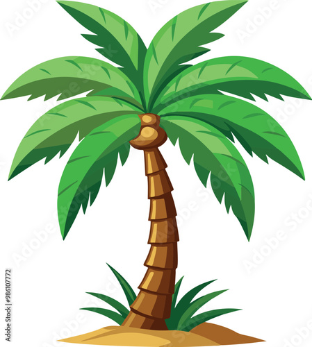 palm tree vector art