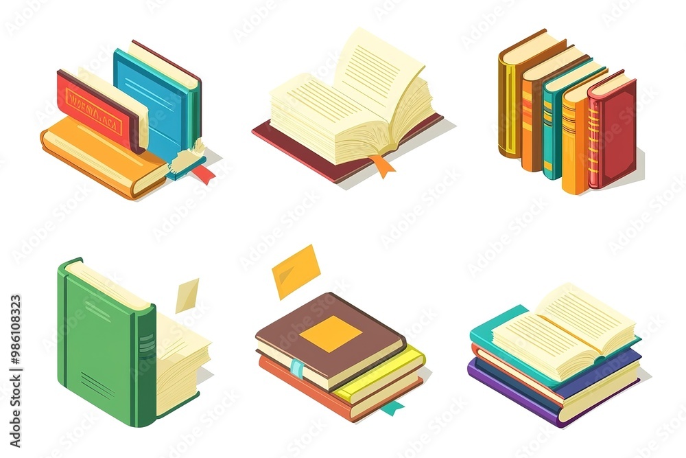 Illustration of books stack. School item. Education image for design. Illustration of books stack. School item. Education image for design.