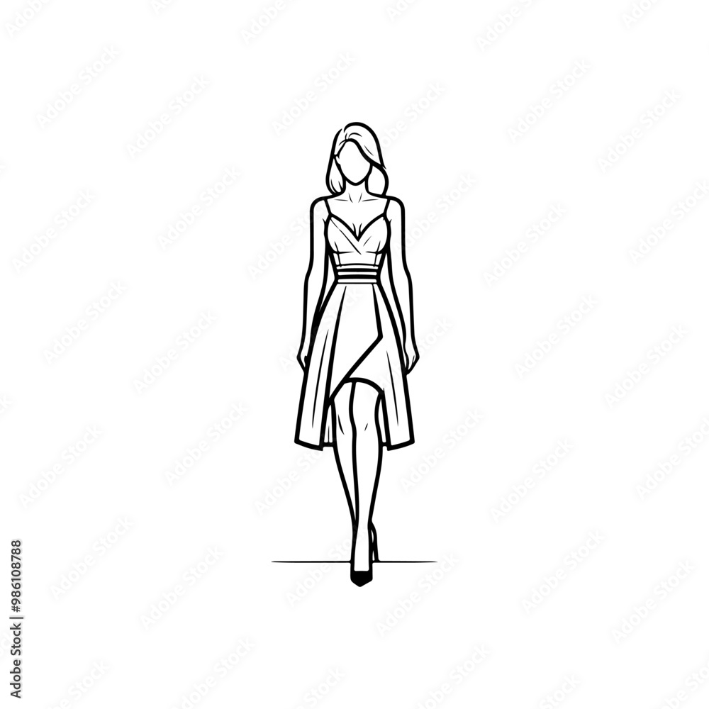 model logo sign with line sharp woman modern style and star vector art design. Vector beautiful woman silhouette series, minimalism. Young women, ladies, brides or fashion models in evening dresses. model logo sign with line sharp woman modern style and star vector art design. Vector beautiful woman silhouette series, minimalism. Young women, ladies, brides or fashion models in evening dresses.