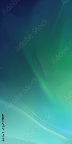 Abstract Green Blue Swirl Background