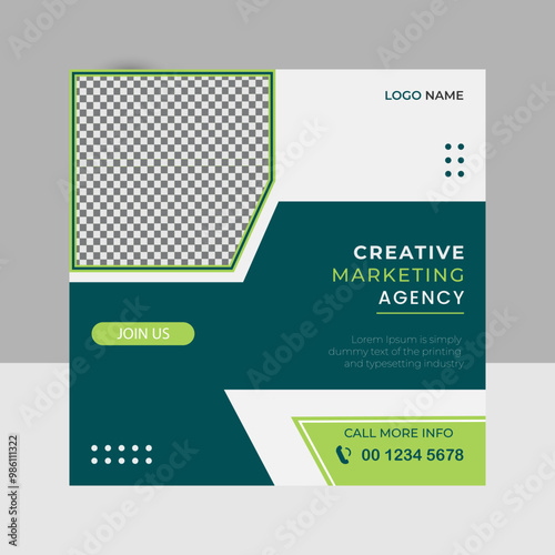 Marketing Agency Social Media Post Template