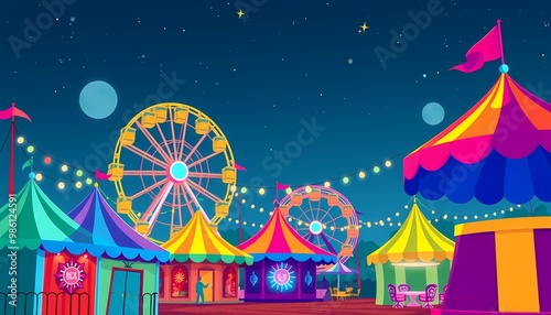 circus tent background