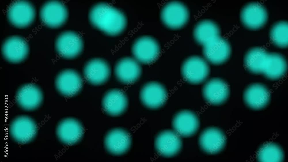animated blue bokeh lights