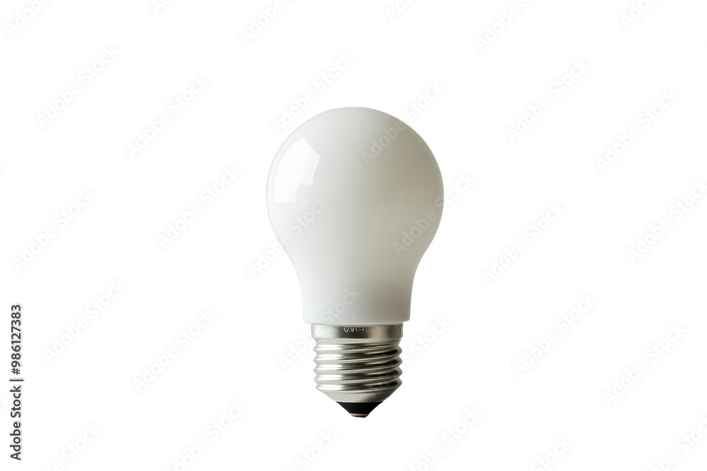 Dimmable LED bulb, adjustable brightness, ecoconscious design, on solid white background, single object., Dimmable LED bulb, adjustable brightness, ecoconscious design, on solid white background, single object.,