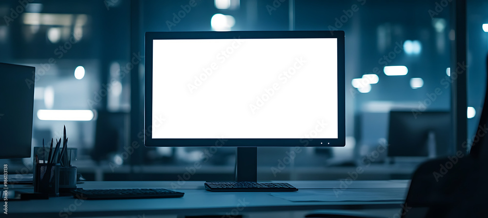 Stylish Office Setup Featuring a Computer Screen Mockup - Transparent PNG Banner for Creative Professionals, Designers, and Digital Content Creators
Stylish Office Setup Featuring a Computer Screen Mockup - Transparent PNG Banner for Creative Professionals, Designers, and Digital Content Creators