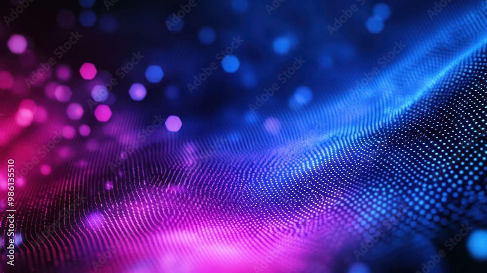an abstract background with a pattern of dots and a gradient of blues and purples. The name for the photo, adhering to the given constraints an abstract background with a pattern of dots and a gradient of blues and purples. The name for the photo, adhering to the given constraints