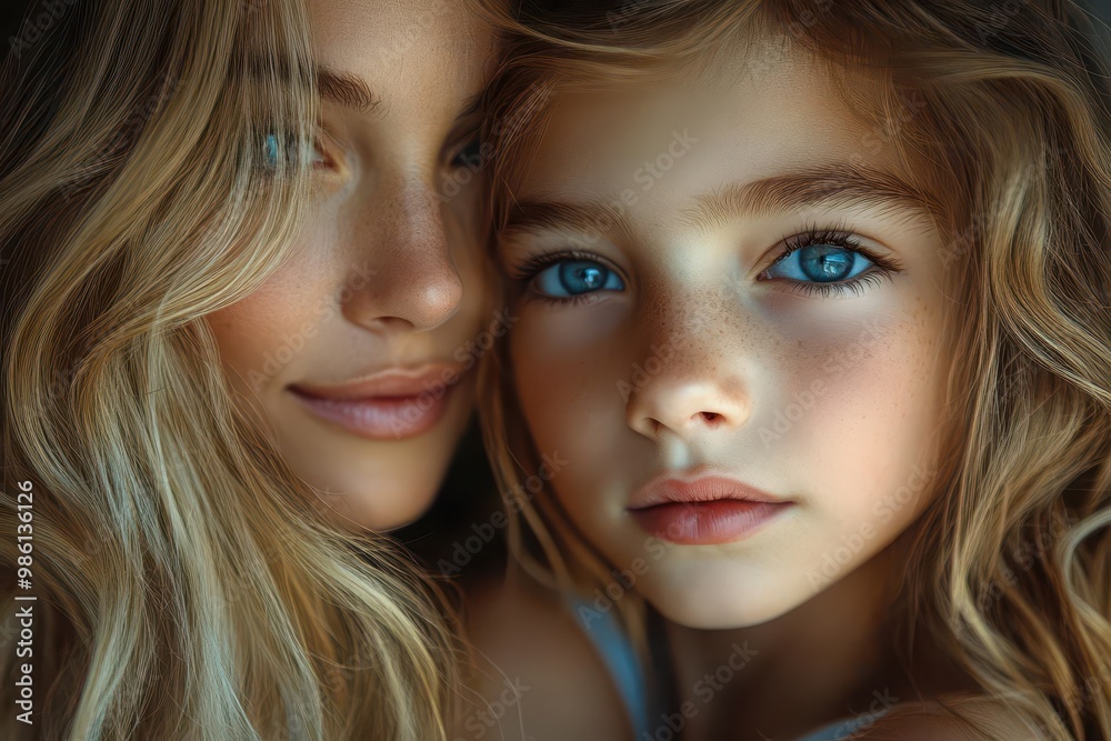tender moment between mother and daughter embracing in soft natural light their closeness and loving expressions capture the essence of familial bonds and emotional connection tender moment between mother and daughter embracing in soft natural light their closeness and loving expressions capture the essence of familial bonds and emotional connection