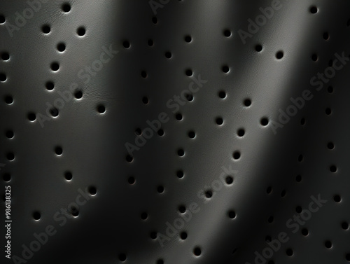 Generous Distorted black carbon fiber smooth on the surface under angle modern background