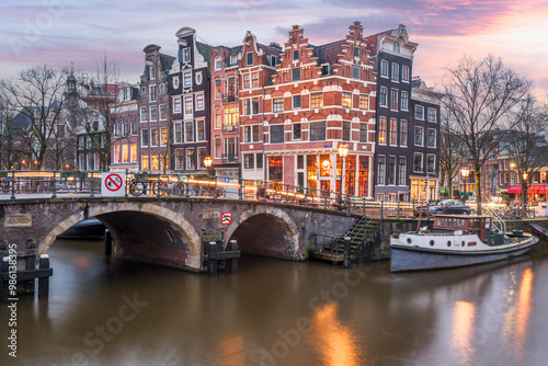 Amsterdam, Netherlands from the Bridges and Canals #986138395