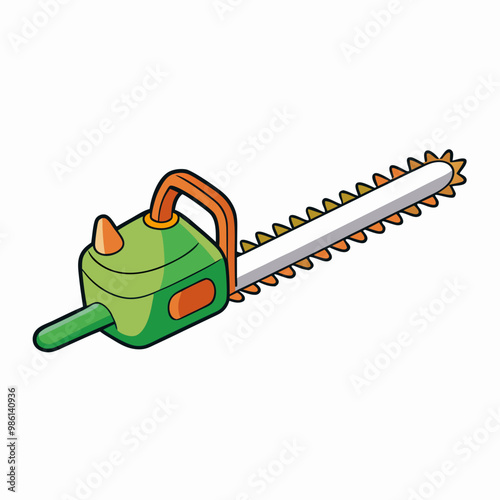 Hedge Trimmer Vector Illustration - Manual, Electric, Gas-Powered Tools SVG, Cricut Cut Files, Clipart for Silhouette