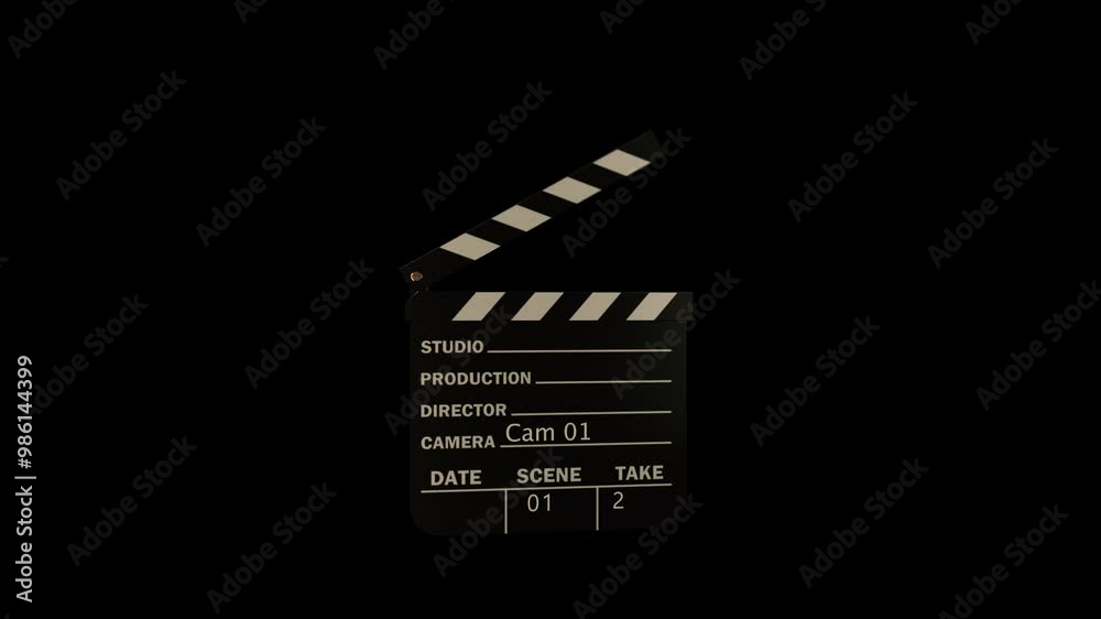 Movie clapper animation, film direction, movie direction, Movie making, Film Production