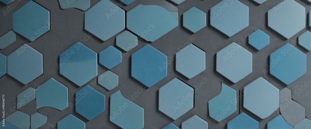 Naklejka premium Abstract dark phantom blue indigo concrete cement stone tile wall paper design