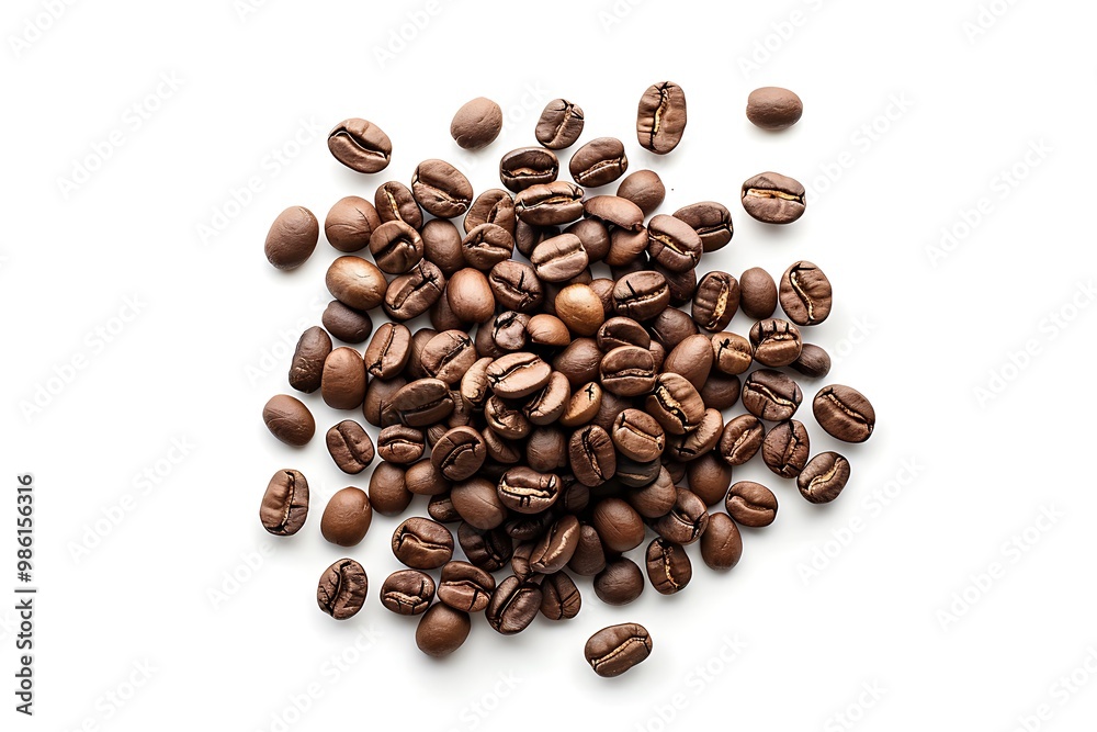 Coffee beans isolated on white background Coffee beans isolated on white background