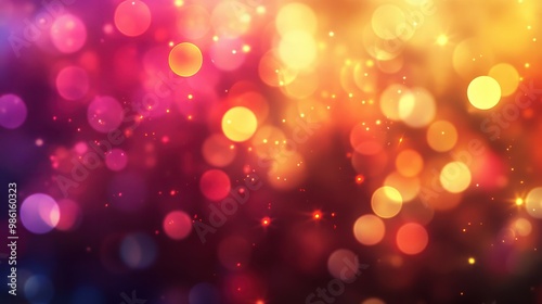 The background was a defocused, colourful blend of glowing light and blurred bokeh, creating an abstract display of bright, Christmas colours.light,bokeh, blurred,abstract, bright,background,