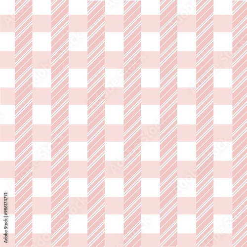 Wallpaper Mural seamless pattern with hearts Torontodigital.ca