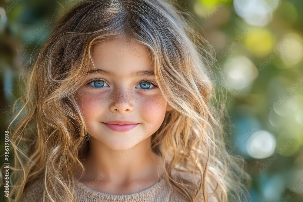 whimsical child portrait natural outdoor setting soft bokeh background genuine smile playful expression vibrant colors whimsical child portrait natural outdoor setting soft bokeh background genuine smile playful expression vibrant colors