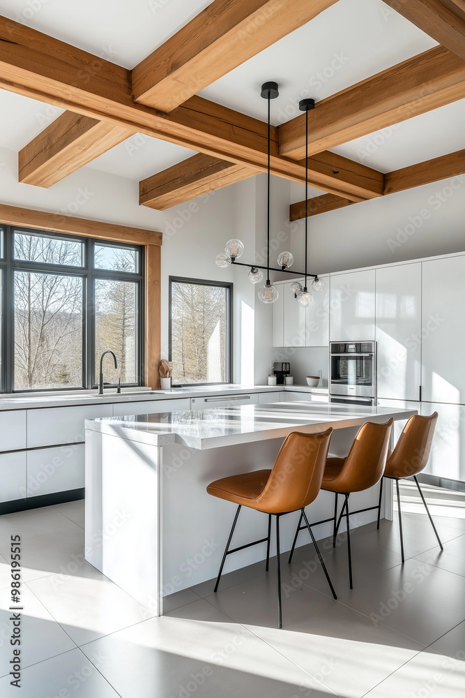 modern kitchen interior