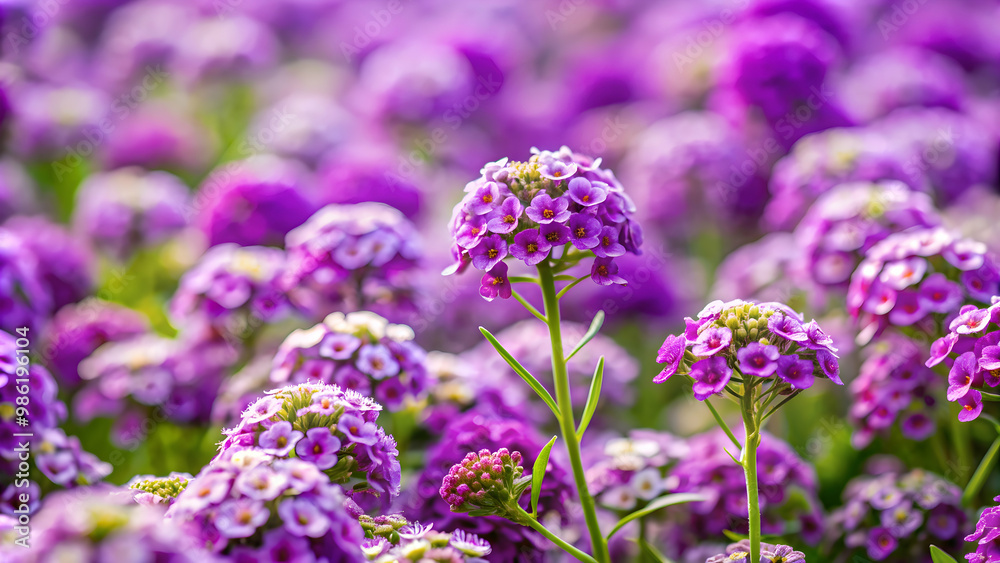 Purple Alyssum flowers in full bloom, purple, Alyssum, flower, bloom, garden, plant, spring, vibrant, colorful, nature Purple Alyssum flowers in full bloom, purple, Alyssum, flower, bloom, garden, plant, spring, vibrant, colorful, nature