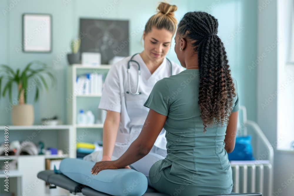 Fototapeta premium Doctor and Patient Conversation