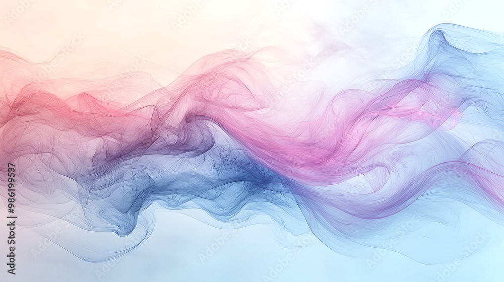 Flowing blue and pink watercolor swirls blend into an abstract modern design, full of movement and texture. Flowing blue and pink watercolor swirls blend into an abstract modern design, full of movement and texture.