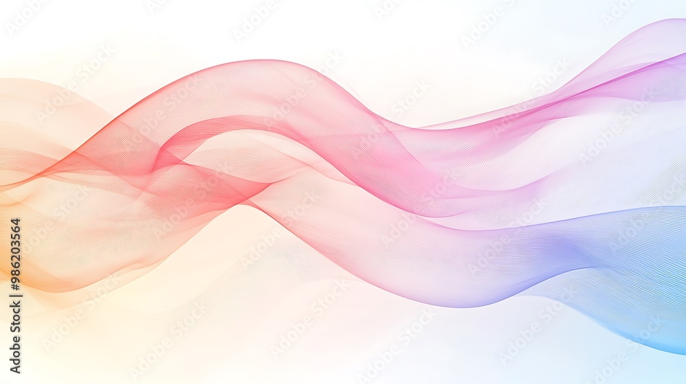 Soft gradient waves of pink, blue, and yellow gently blend in an abstract, calming background. Soft gradient waves of pink, blue, and yellow gently blend in an abstract, calming background.