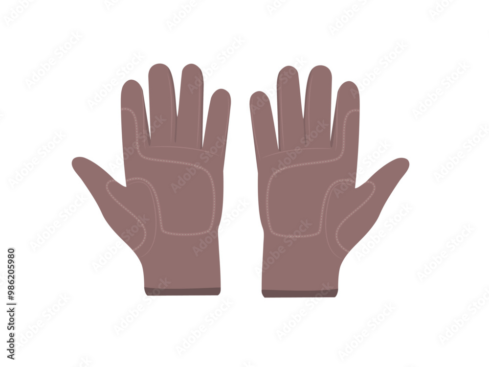 Agricultural gloves on a white background. Agricultural gloves on a white background.