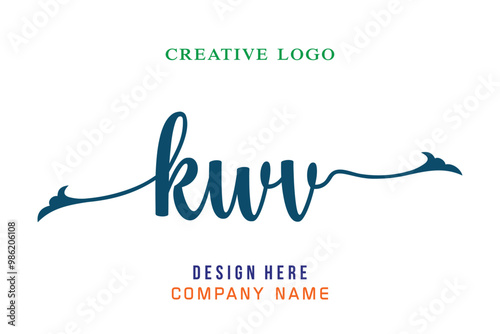 KWV  lettering logo is simple, easy to understand and authoritative