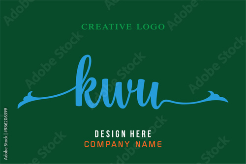 KWU  lettering logo is simple, easy to understand and authoritative