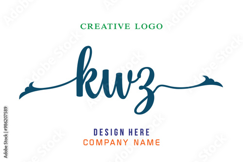 KWZ  lettering logo is simple, easy to understand and authoritative