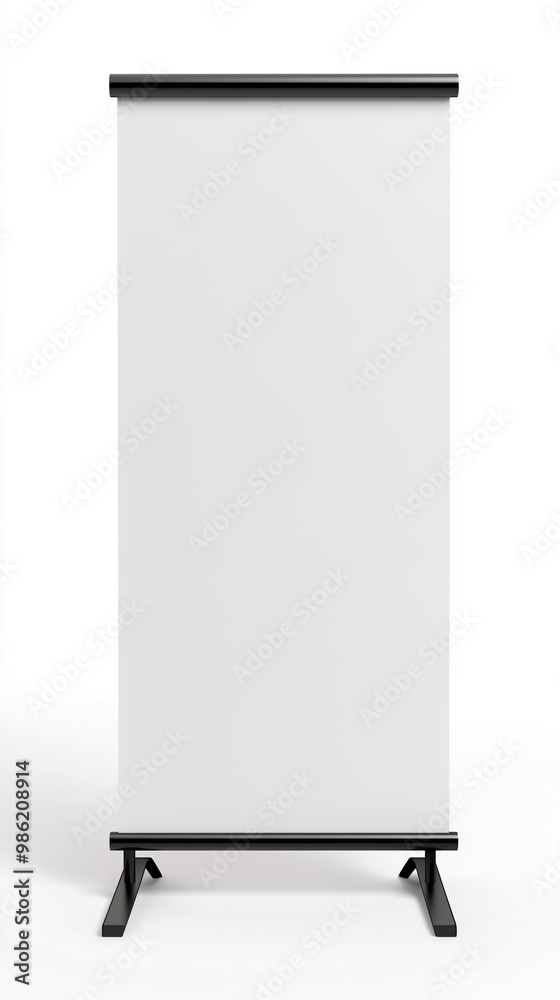 Empty Roll-Up Banner Mockup: Versatile Display for Advertising, Trade Shows, and Events - Isolated on White Background for Easy Customization and Professional Presentation. Empty Roll-Up Banner Mockup: Versatile Display for Advertising, Trade Shows, and Events - Isolated on White Background for Easy Customization and Professional Presentation.