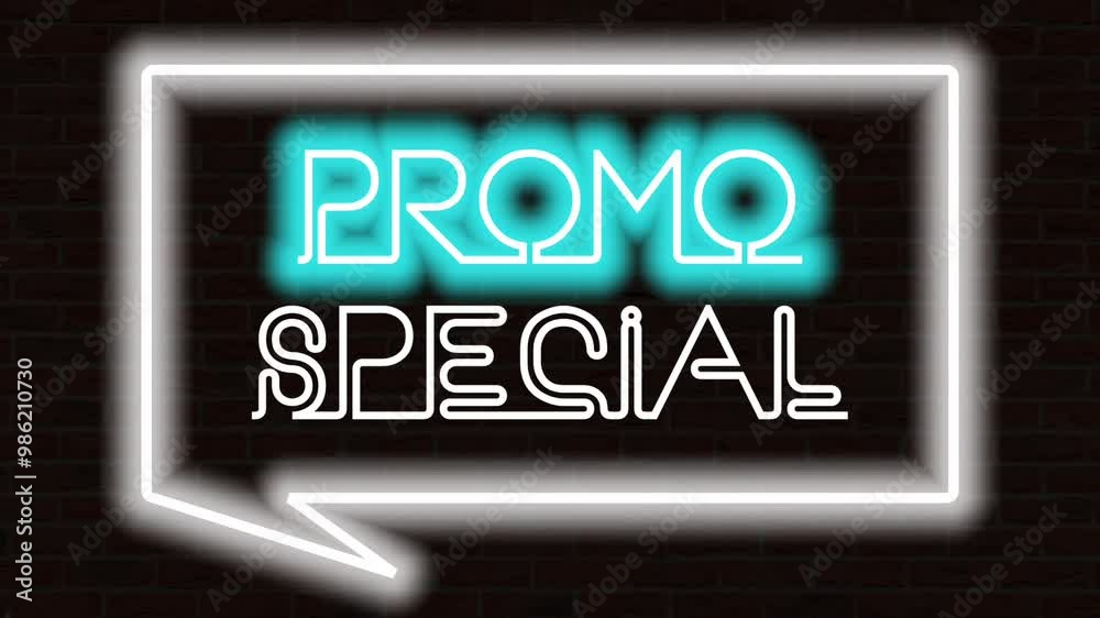 Neon animation of the text Neon animation of the text