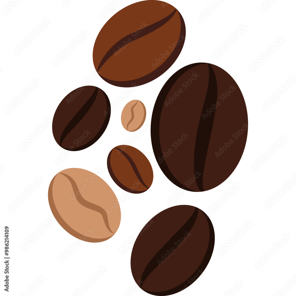 Coffee Beans Illustration Coffee Beans Illustration