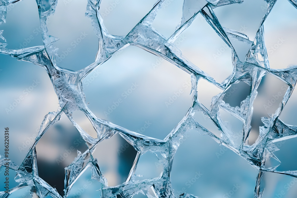 Cool blue ice cubes pattern background, perfect for a refreshing drink design Cool blue ice cubes pattern background, perfect for a refreshing drink design
