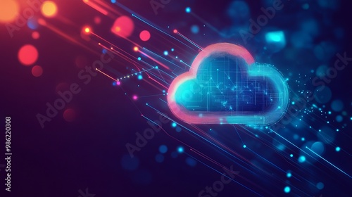 Wallpaper Mural This icon represents cloud data and the environment where it is stored. Torontodigital.ca