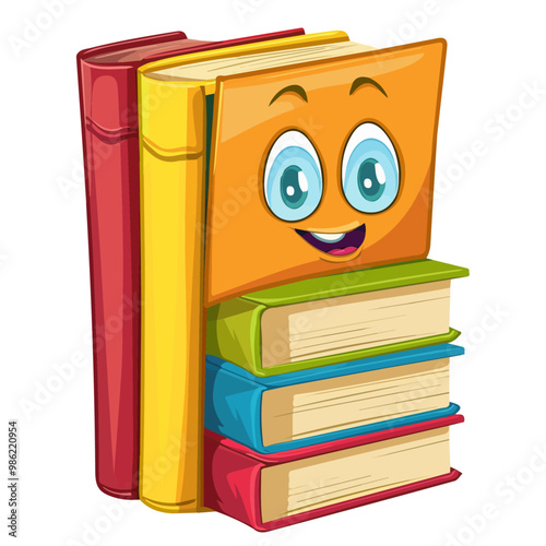 Vector of exercise book, isolated on a white background, Back To School