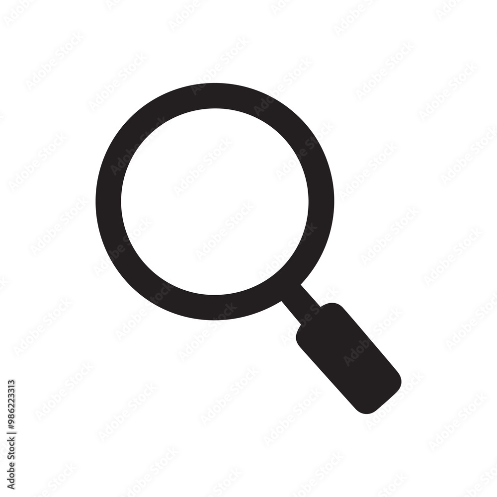 magnifying glass black and white icons on a background design. magnifying glass black and white icons on a background design.