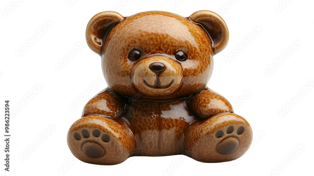 Obraz premium a brown teddy bear figurine. 
