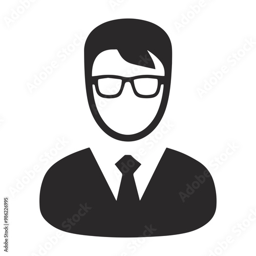 Business Man Icon and Workshop Icon Set Flat Design for Human Resources, Teamwork, Collaboration, Coaching, and Problem Solving